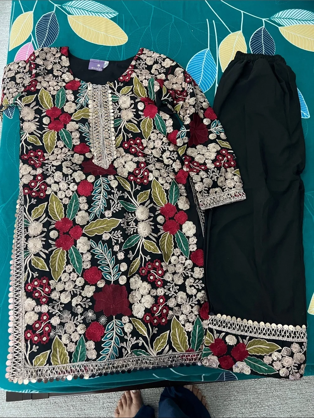 Pakistani 8-10 years old dress 2 pieces “brand Haseen (30)
